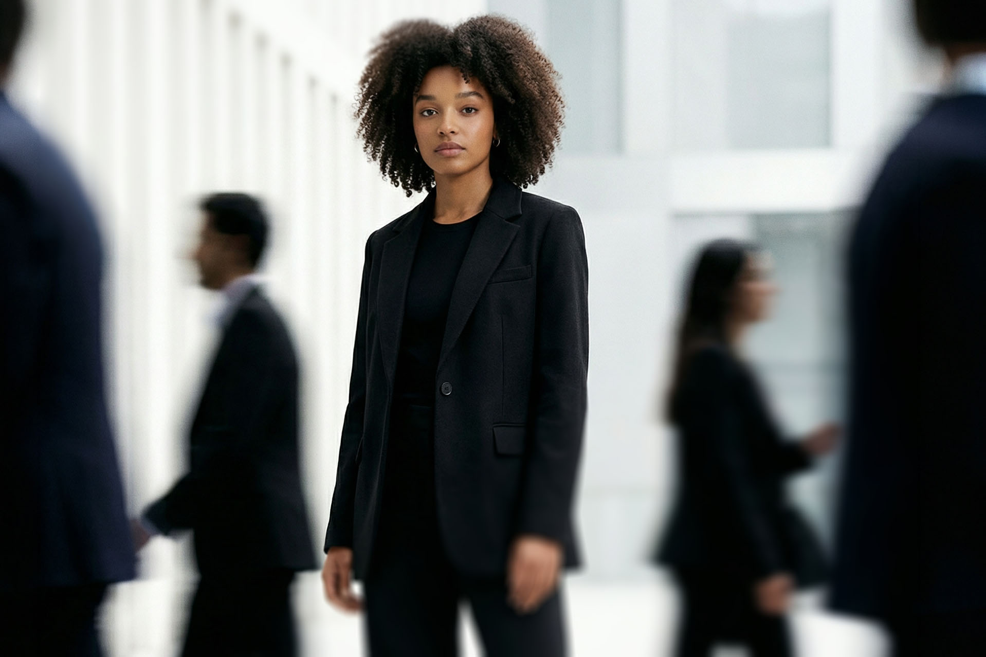 Blazer mis en scène dans un univers lifestyle